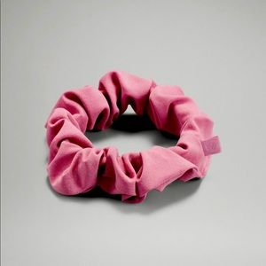 Lululemon pink scrunchie